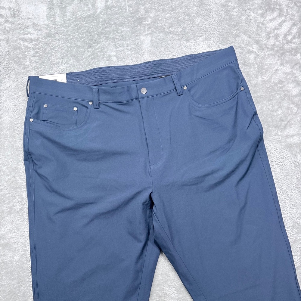 Greg Norman Golf Pants Mens 40x32 Slate Blue Stretch Performance Trousers NEW